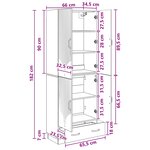 vidaXL Ensemble de Meubles 2 Pièces Blanc brillant Bois d'ingénierie
