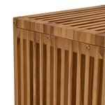 vidaXL Table d'appoint de jardin 45x42 5x45 cm en bois massif de teck