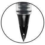 Feutre plume tradio  corps sport chic mauve/bande bleu clair  encre noire pentel