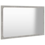 vidaXL Ensemble de meubles de salle de bain 2 Pièces gris béton