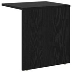 vidaXL Table d'appoint Chêne noir 37 x 32 x 40 cm Bois d'ingénierie