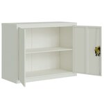 vidaXL Classeur gris clair 90x40x70 cm acier