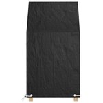 vidaXL Housses de chaise de jardin 2 Pièces 8 œillets 65x65x80/120 cm PE