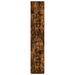 vidaXL Armoire de rangement mince chêne fumé 50x42 5x225 cm