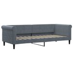 vidaXL Lit de jour avec gigogne et tiroirs sans matelas 80x200 cm