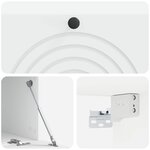 vidaXL Meuble TV mural Blanc 99 x 41 x 30 cm Bois d'ingénierie
