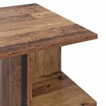vidaXL Table basse Bois ancien 87 x 50 x 45 cm Bois d’ingénierie