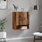 vidaXL Meuble mural Bois ancien 60 x 31 x 70 cm Bois d'ingénierie