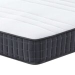 vidaXL Matelas à ressorts bonnell moyen 160x200 cm