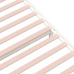 vidaXL Cadre de lit Blanc Bois massif 90x190 cm Simple
