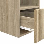 vidaXL Armoire de salle de bain Chêne Sonoma 30 x 44 5 x 50 cm