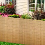 vidaXL Clôture de jardin en roseau 500x100 cm