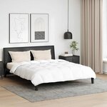 vidaXL Ensemble de Duvet avec oreiller 3 Pièces Blanc Plume de canard