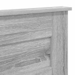 vidaXL Tête de lit Gris Sonoma 180 cm Bois d'ingénierie