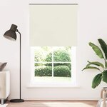 vidaXL Store enrouleur occultant blanc cassé 120x230 cm largeur tissu
