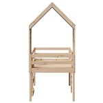 vidaXL Lit haut sans matelas 90x190 cm bois de pin massif