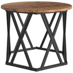 vidaXL Table d'appoint empilable 3 Pièces Bois Ancien