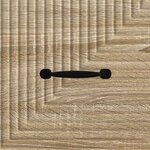 vidaXL Table basse Chêne Sonoma 49 x 50 x 40 cm Bois d'ingénierie