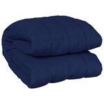 vidaXL Couverture lestée Bleu 135x200 cm 10 kg Tissu