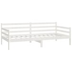 vidaXL Lit de jour sans matelas avec tiroirs 90x200 cm blanc