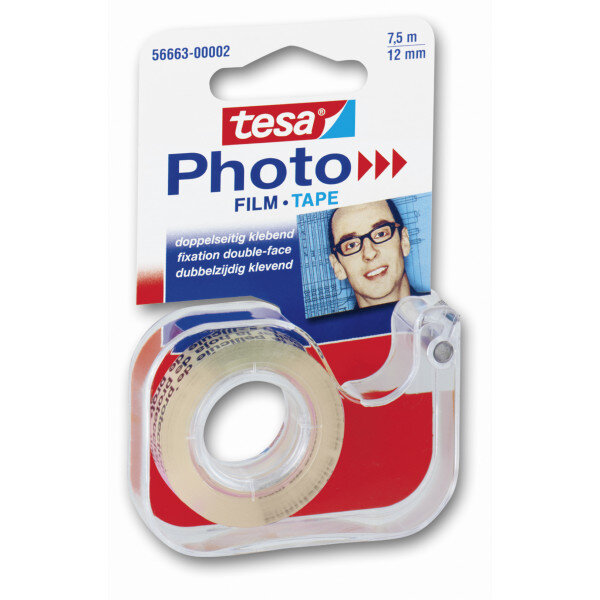 Ruban adhésif double face pour photos tesa 7 5m x 12mm