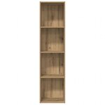 vidaXL Bibliothèque/Meuble TV chêne artisanal 36x30x143 cm