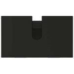 vidaXL Unité de vanité de salle de bain Noir 60 x 35 x 60 cm