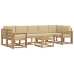 vidaXL Ensemble de canapés d'extérieur 6 pc