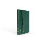 Classeur Premium cuir 32 pages pour timbres avec étui. Couleur - Vert