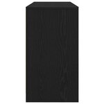 vidaXL Bureau chêne noir 120x42x76 cm bois d'ingénierie