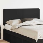 vidaXL Tête de lit Chêne noir 150 cm Bois d'ingénierie
