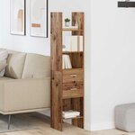 vidaXL Bibliothèque Bois ancien 40 x 35 x 180 cm Bois d'ingénierie