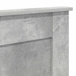 vidaXL Tête de lit Gris béton 180 cm Bois d'ingénierie