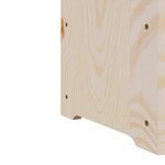 vidaXL Casier à vin 67 5x25x87 cm Bois de pin massif