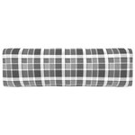 vidaXL Canapé central palette de jardin Gris Bois de pin imprégné