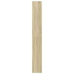 vidaXL Bibliothèque chêne sonoma 80x24x176 cm bois d'ingénierie