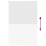 vidaXL Store enrouleur de douche 150x240 cm largeur du tissu 146 cm