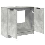 vidaXL Cabinet de salle de bain Gris béton 64 5 x 33 5 x 59 cm