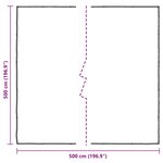 vidaXL Couverture pour plantes Transparent 5 x 5 m PE