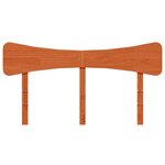 vidaXL Tête de lit cire marron 140 cm bois massif de pin