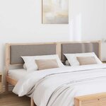 vidaXL Tête de lit Autre Marron 180 cm Bois massif en pin