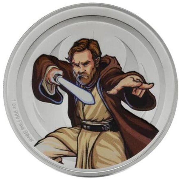 Pièce de monnaie en Argent g 31.1 (1 oz) Millésime Good and Evil OBI-WAN KENOBI VS ANAKIN SKYWALKER