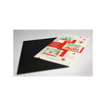 Pochettes noires 85 x 130 mm pour feuillet Croix-Rouge.