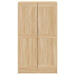vidaXL Bibliothèque Chêne sonoma 82 5x30 5x150 cm Bois d’ingénierie