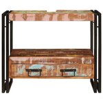 vidaXL Armoire de coiffeuse Multicolore Bois Recyclé Solide