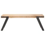 vidaXL Table basse 114x65x40 cm Bois de manguier massif
