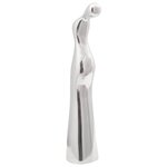 vidaXL Sculpture Argent 10 x 16 x 49 cm Aluminium