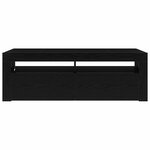 vidaXL Meuble TV Chêne noir 120 x 35 x 40 cm Bois d'ingénierie