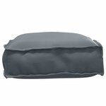 vidaXL Coussin pour assise de palette Anthracite 60 x 40 x 8 cm
