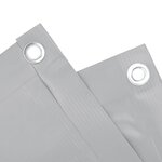 vidaXL Écran d'intimité de balcon gris 1000x75 cm PVC